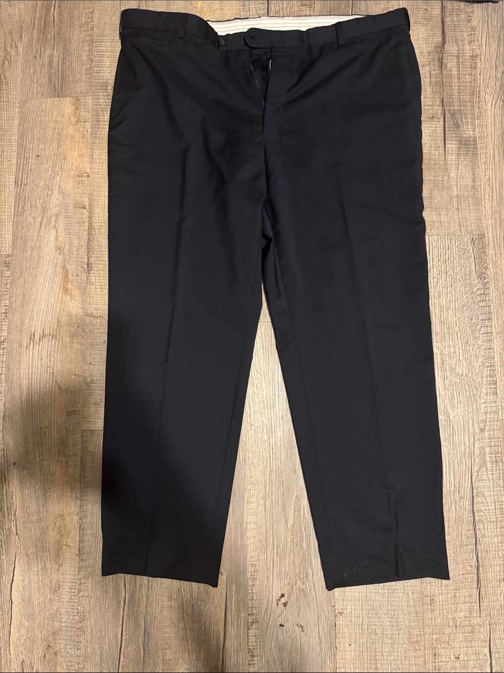 Joseph Abboud super 120s Black Dress Pants made in Italy